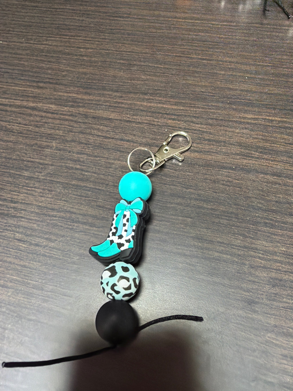 Assorted character silicone keychains.