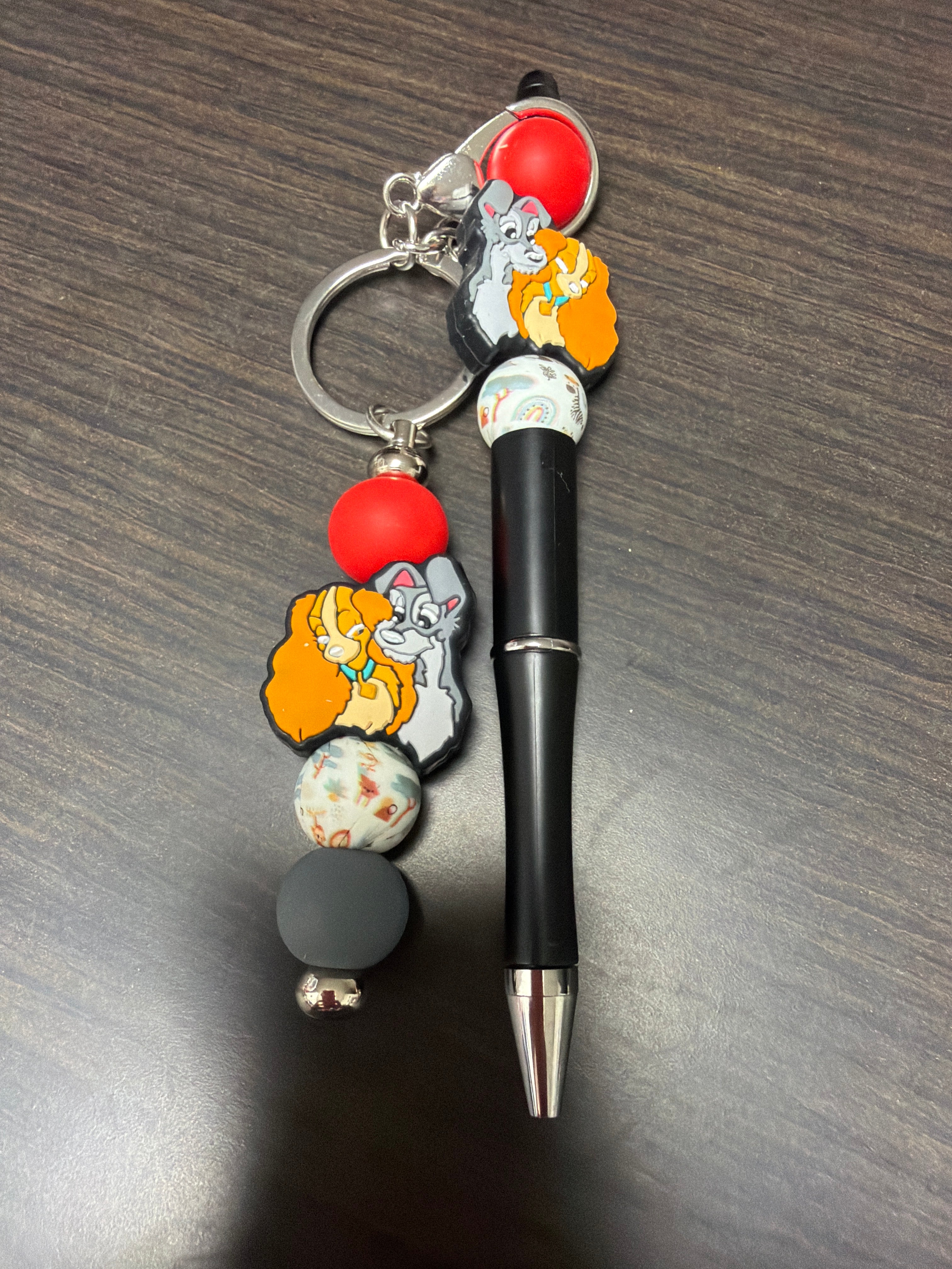 Keychain and pen combos eight dollars ￼