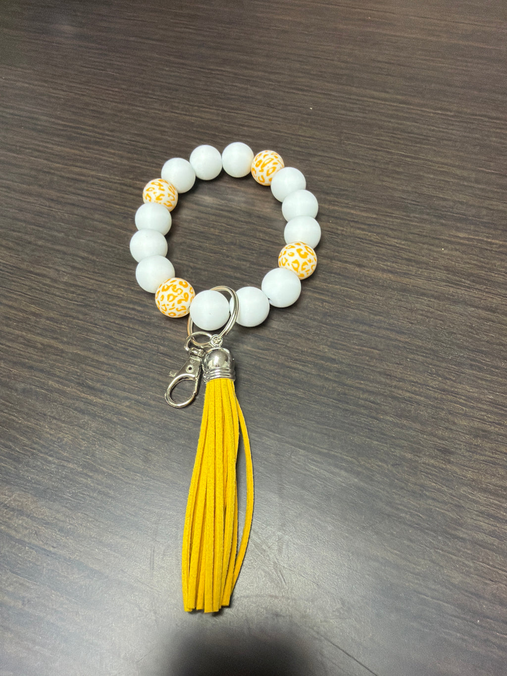 Wristlet silicone keychains.
