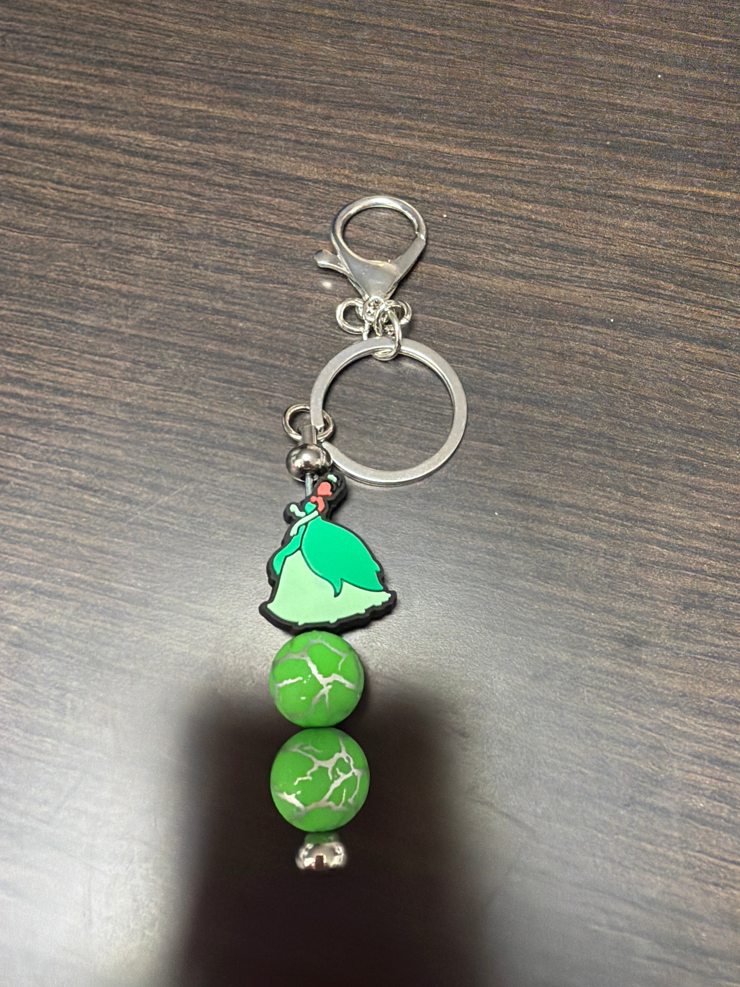 Assorted character silicone keychains.