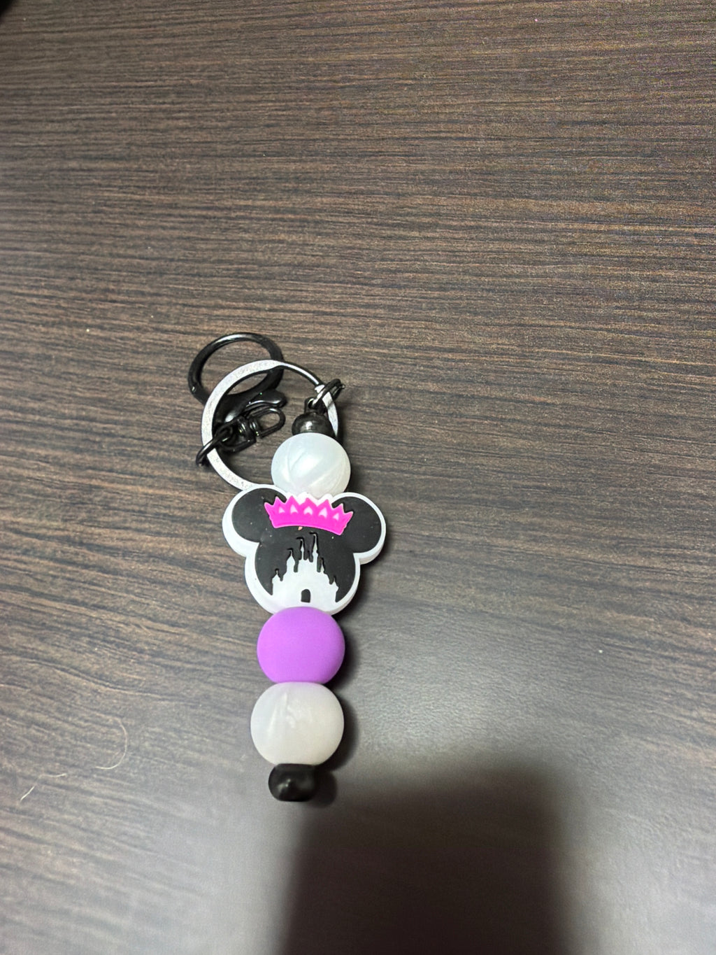 Silicone mouse head keychains.