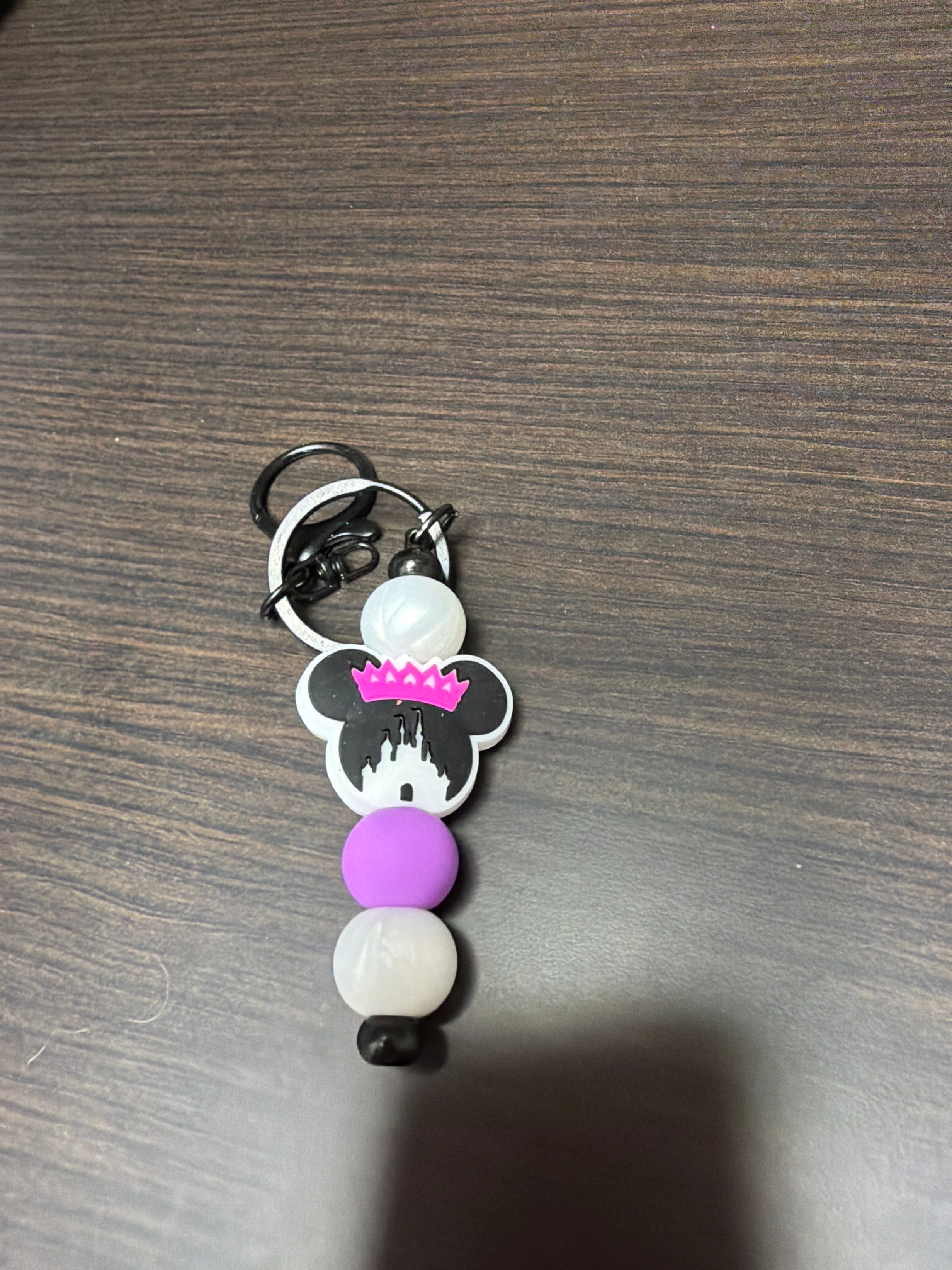 Silicone mouse head keychains.