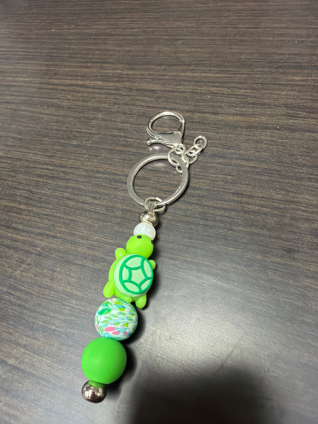 Assorted character silicone keychains.