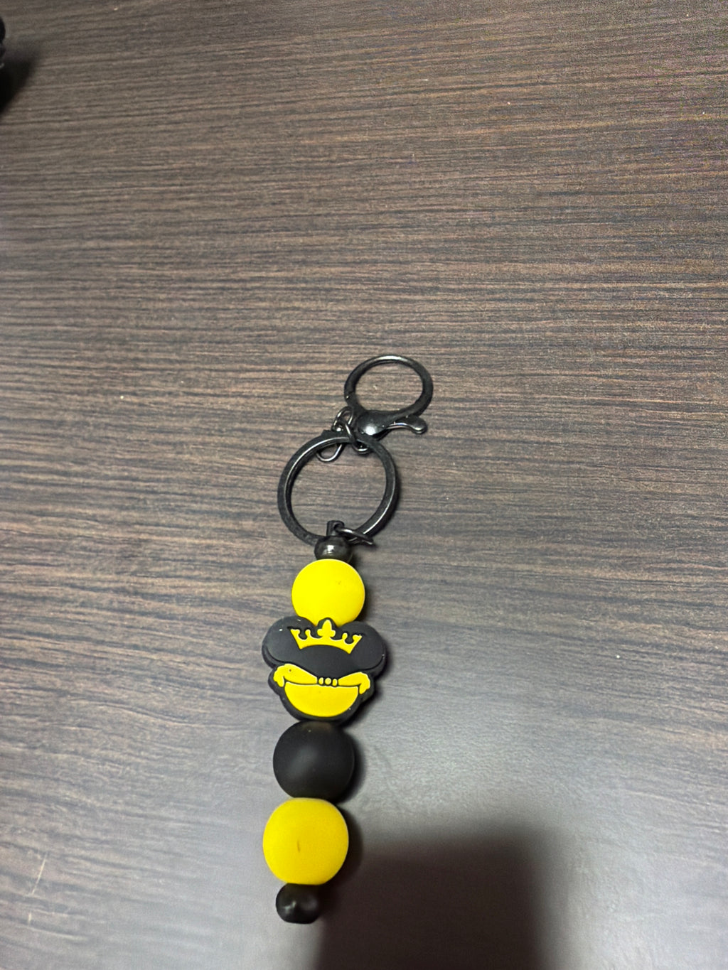 Silicone mouse head keychains.