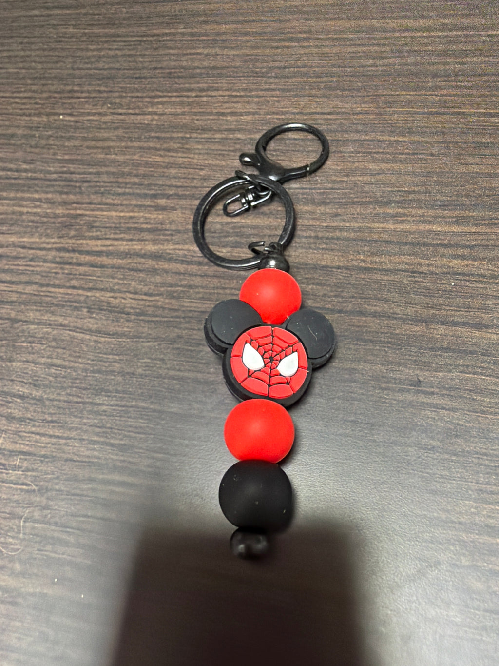 Silicone mouse head keychains.