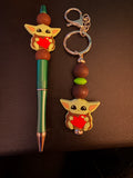 Keychain and Pen combo
