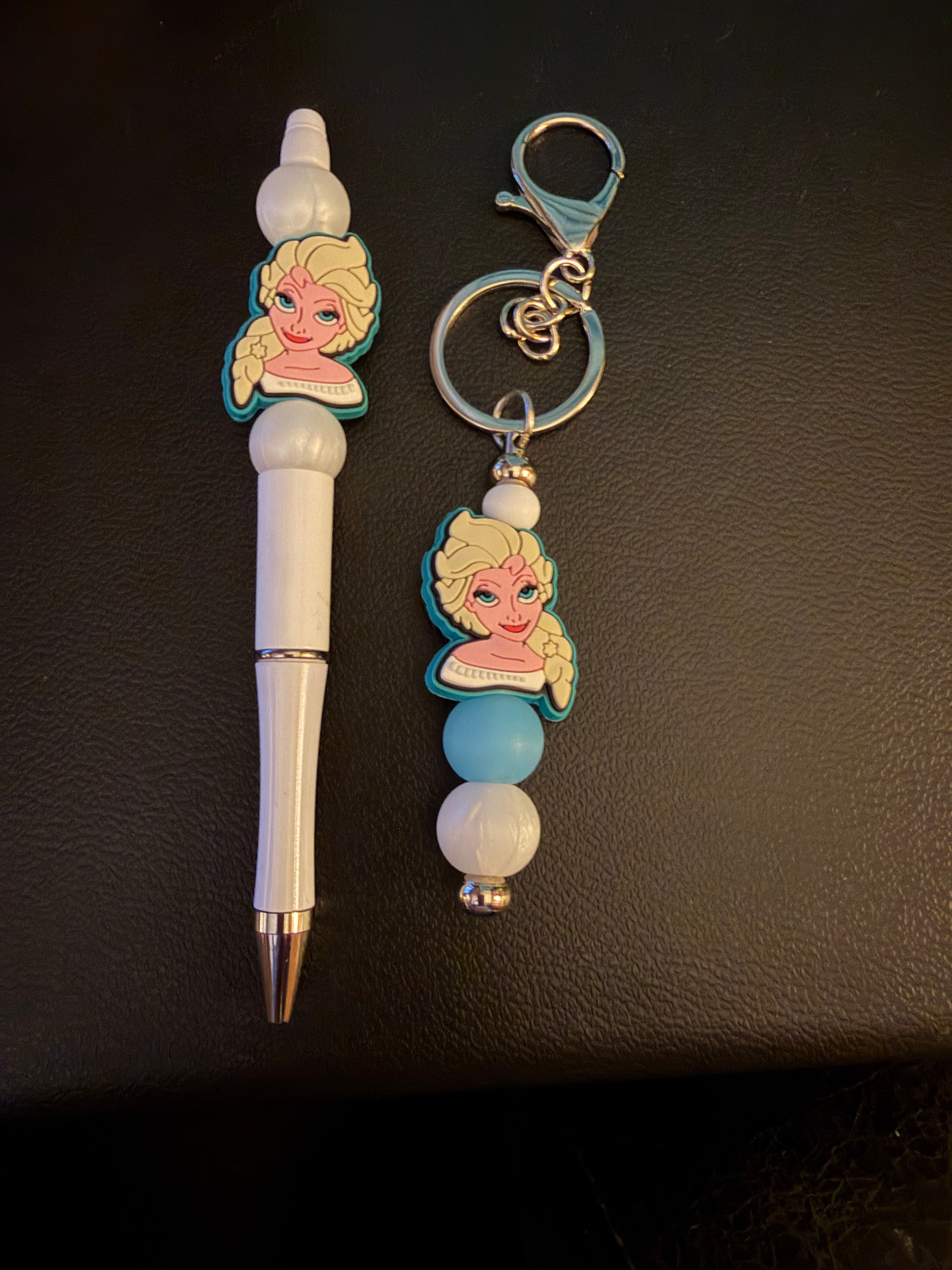 Homemade Keychain and pen combinations