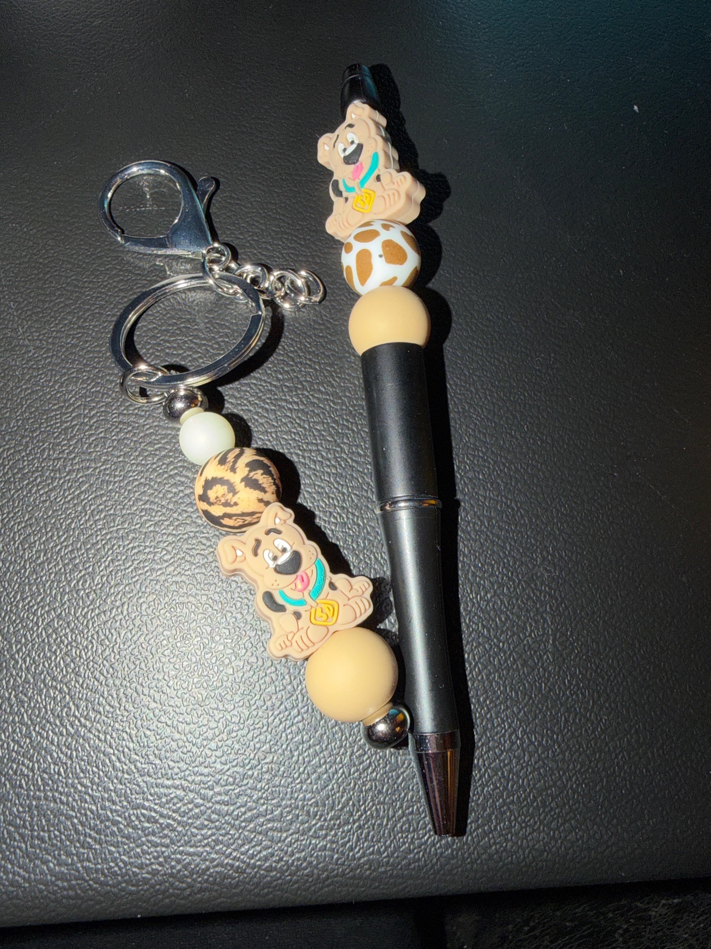 Keychain and pen combo